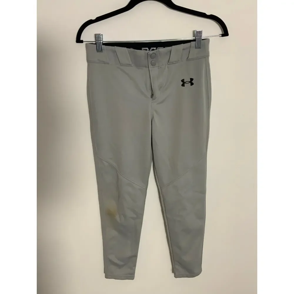 Under‎ Armour baseball grey pants size YM